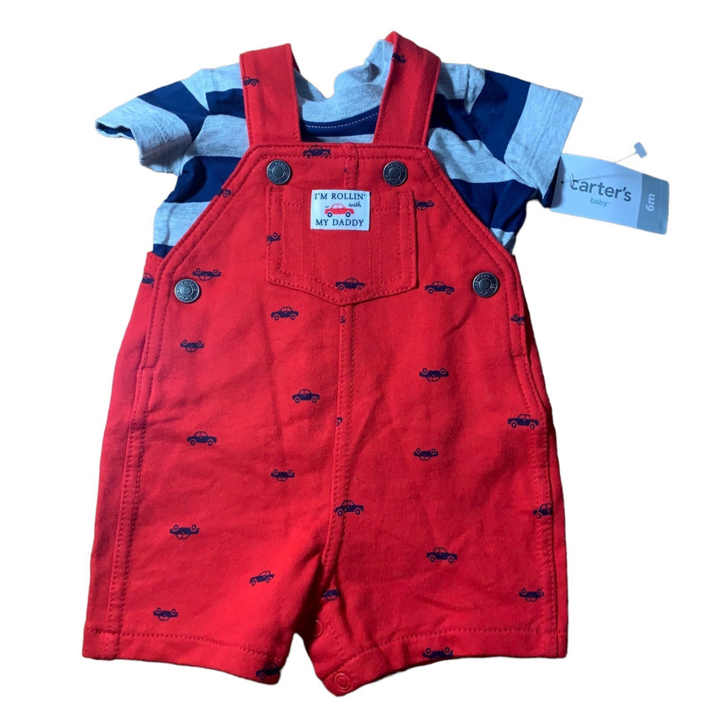 Carter's 2 Piece Jumper Romper sz 6 months
